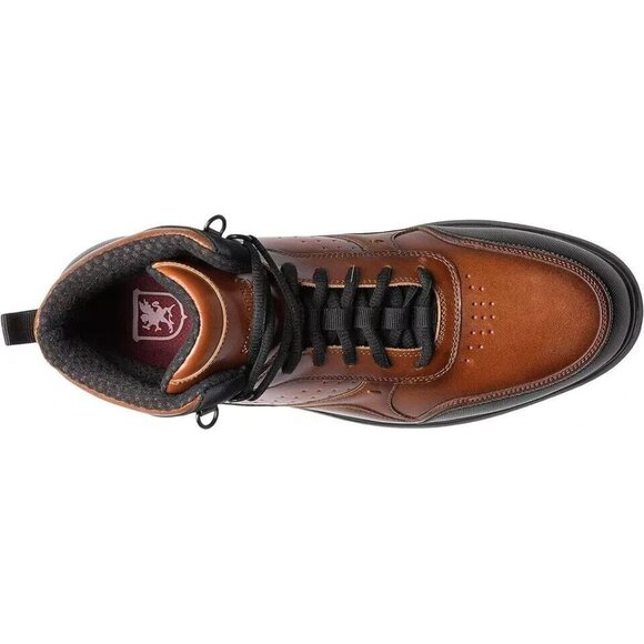 Stacy Adams Mayson Sneaker Boot Cognac Leather Lace Up High-Top Size 8 M NIB - Picture 6 of 8